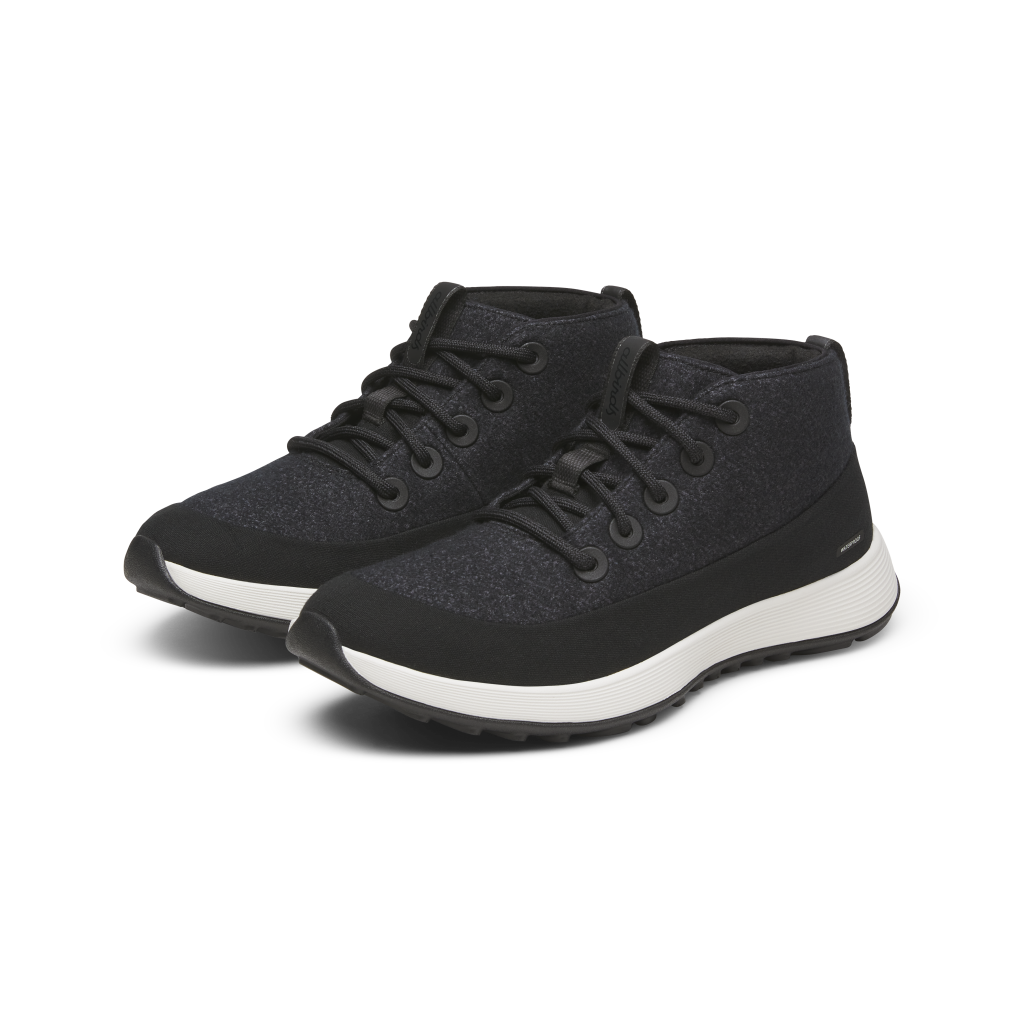 Allbirds M Wool Runner NZ Mid Waterproof Freizeitschuhe in SCHWARZ