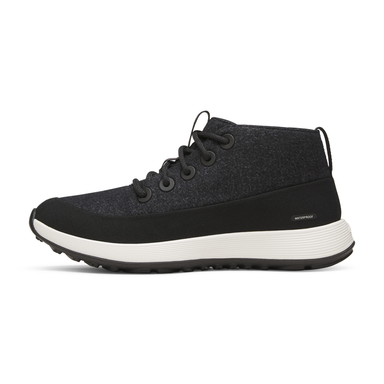 Allbirds M Wool Runner NZ Mid Waterproof Freizeitschuhe in SCHWARZ